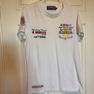 White Sailing Team T-Shirt, Antibes 🇫🇷 France